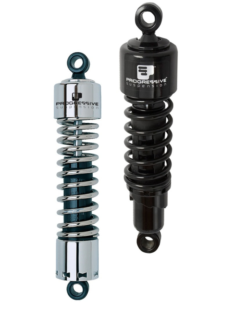 Progressive Harley-Davidson 412 Series Shocks 12 Inches - Black for Touring Motorcycles