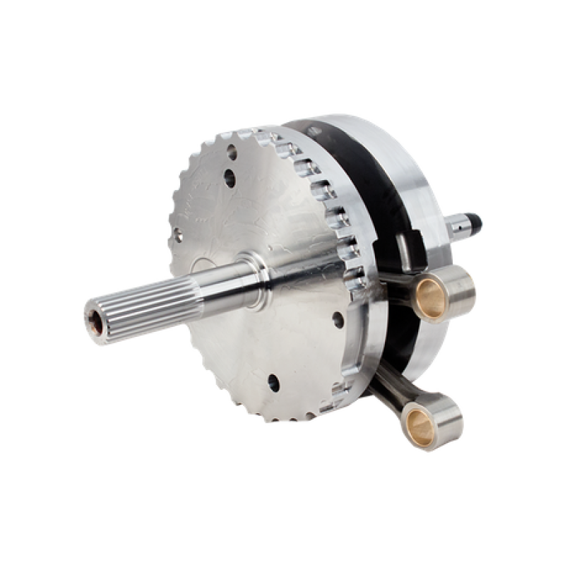 S&S Cycle 2007+ Big Twin Flywheel Assembly with 4-3/8 Inch Stroke and 8-1/2 Inch Diameter - Part Number 320-0351