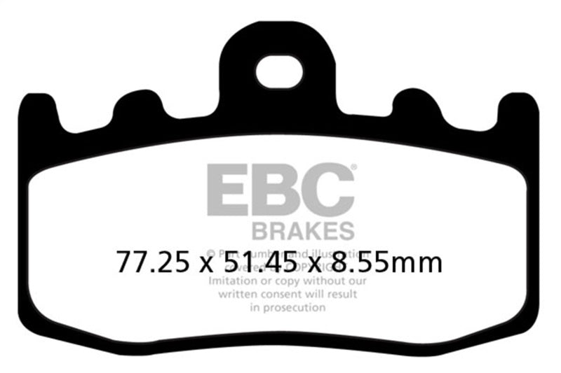 EBC Powersports Double-H Sintered HH Brake Pads for BMW R1150GS and RT Models - Part FA335HH
