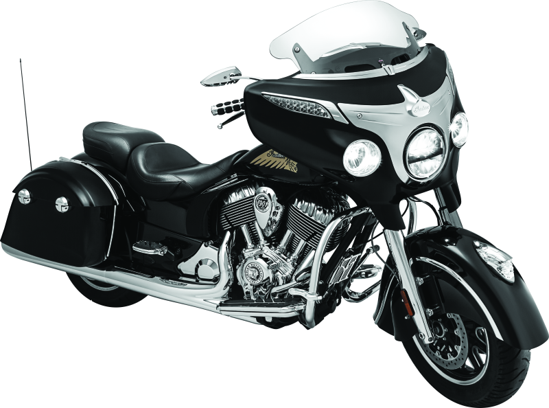 Kuryakyn Saddlebag Top Trim for Indian Motorcycles - Chrome Accent Part #5670