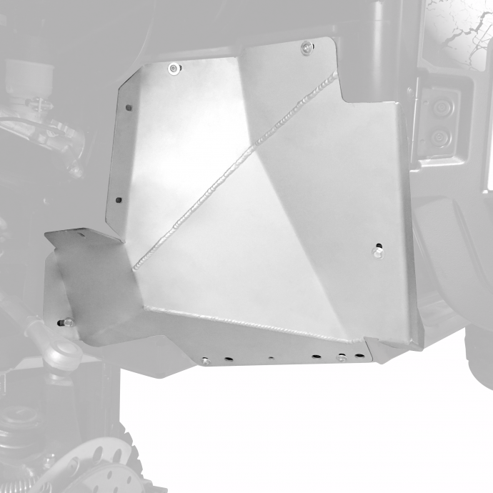 Yamaha Wolverine X2 / X4 Alloy Front Plate and Footwell Protection