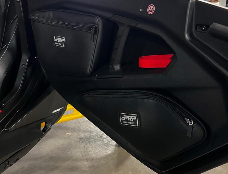 PRP Seats Can-Am Maverick R Lower Door Bags Pair - Convenient Storage Solution