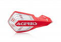 Acerbis X-Force Handguard - Red/White for Powersports Protection and Ventilation