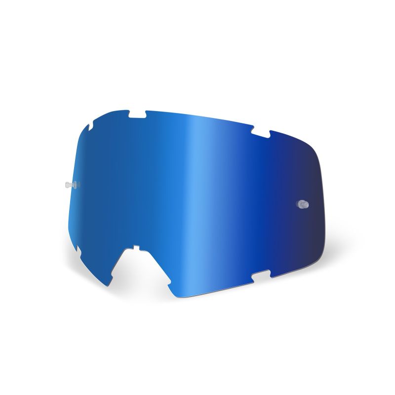 EVS Origin Goggle Lens - Blue Mirror | Premium Shatterproof HD Polycarbonate Lens for Powersports