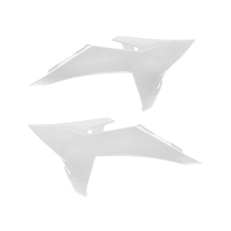 Cycra 25+ KTM OEM Radiator Shrouds - White (Part No. 1CYC-1910-30)