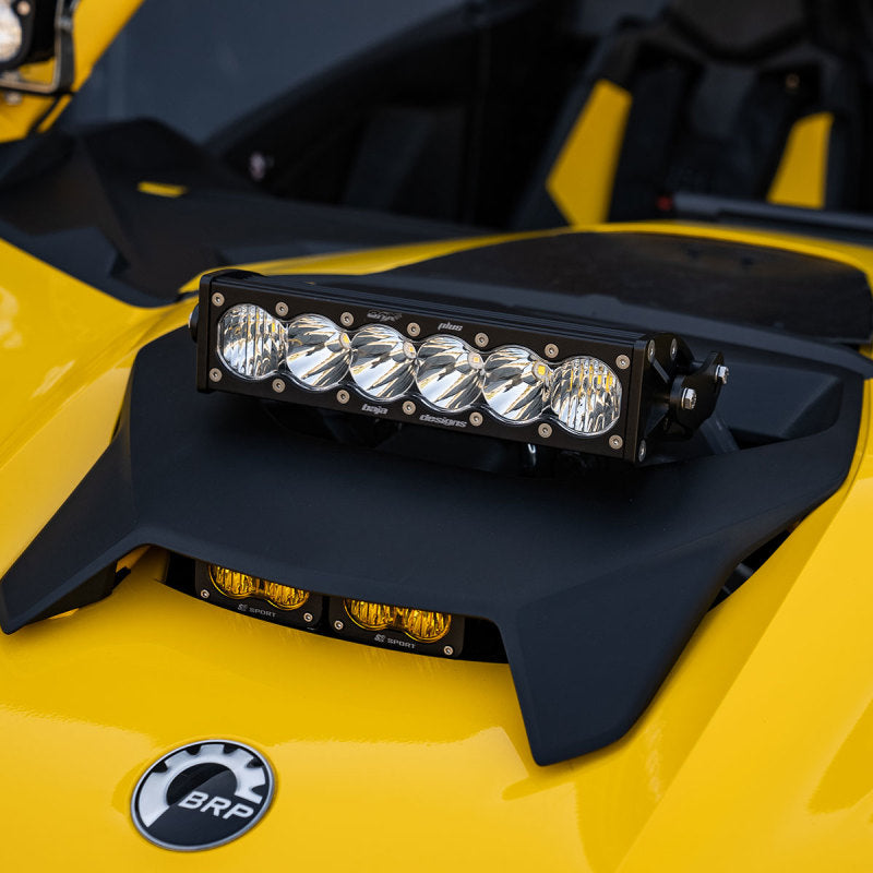 Baja Designs Can-Am Maverick R Clear 10-inch OnX6+ Shock Tower Kit