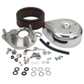 S&S Cycle 17-0403 Teardrop Air Cleaner Kit for Harley Davidson Big Twins with Super E & G Carburetors