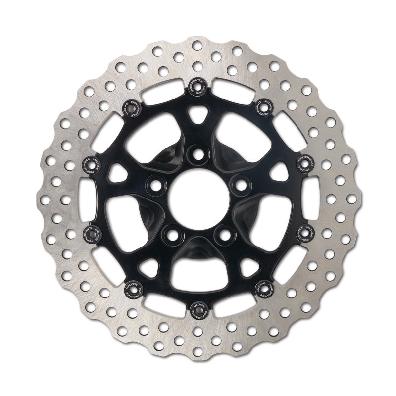 Performance Machine Dominator 11.8-inch Full-Floating Brake Rotor with Black Anodized Inner Carrier
