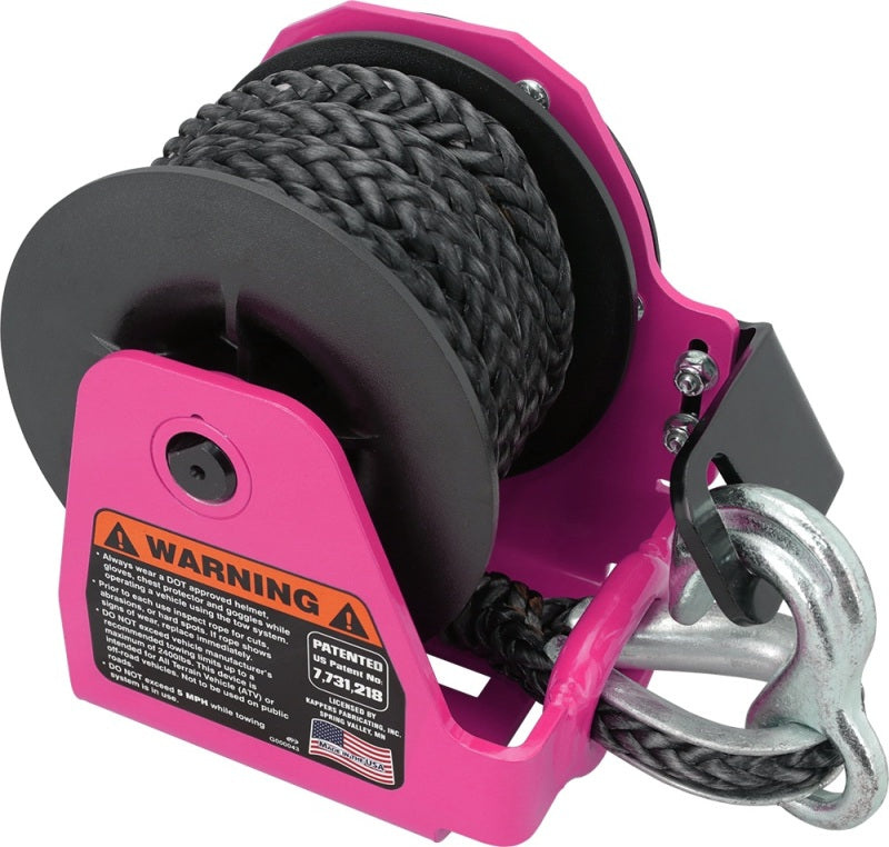KFI TigerTail Tow System XT - Pink for ATV and UTV Recovery and Towing