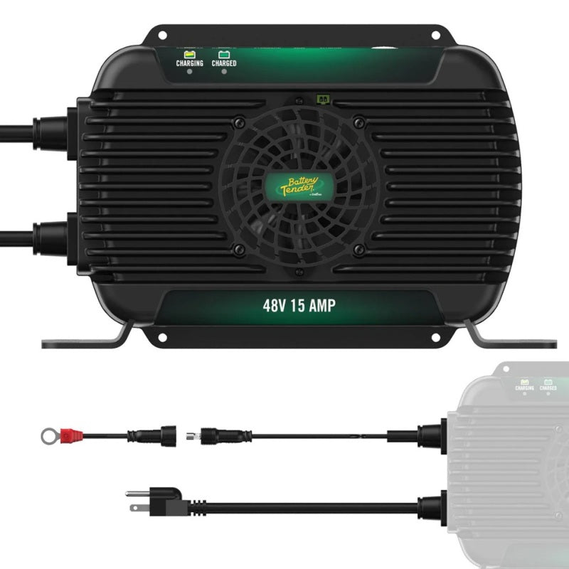 Battery Tender 48V 15A PowerPlus On-Board Battery Charger - Rugged Marine and Golf Cart Charging Solution