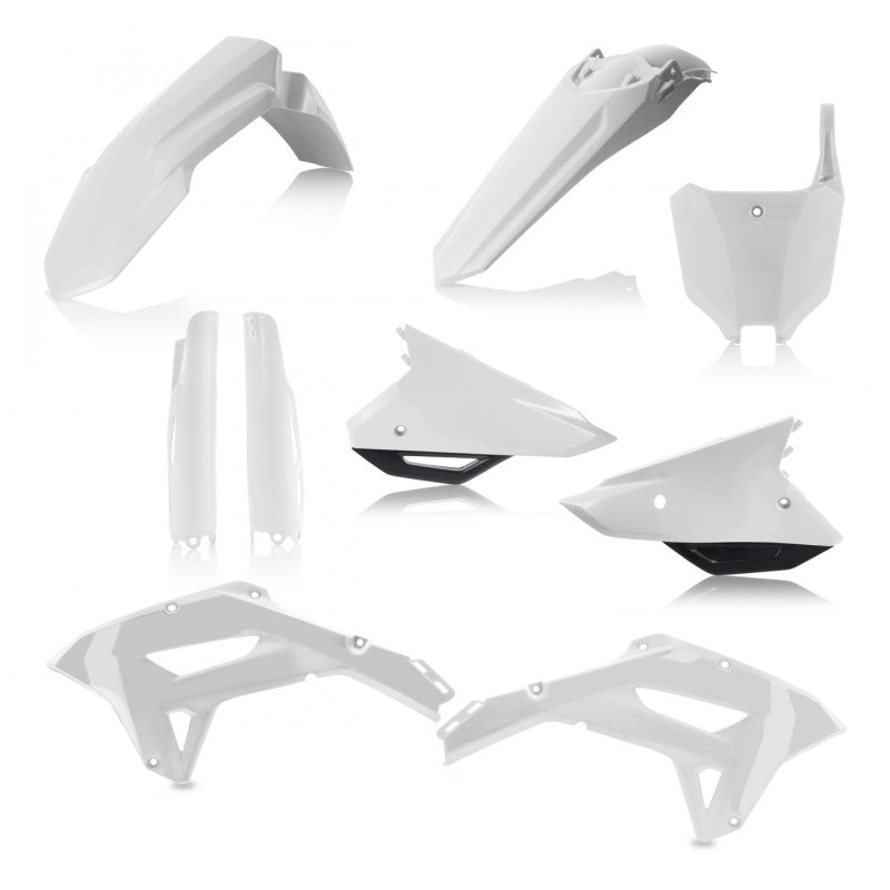Acerbis 21-23 Honda CRF250RX/CRF450RX/CRF450R-S Full Plastic Kit - White/Black