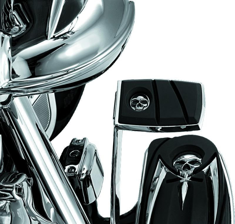 Kuryakyn Zombie Brake Pedal Pad for Harley-Davidson FL Models – Chrome Finish