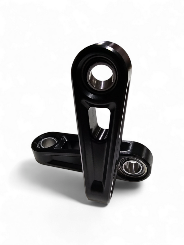 Elektric Offroad 2017+ Can-Am Maverick X3 Rear Sway Bar Links - Billet Aluminum, Black Anodized Finish