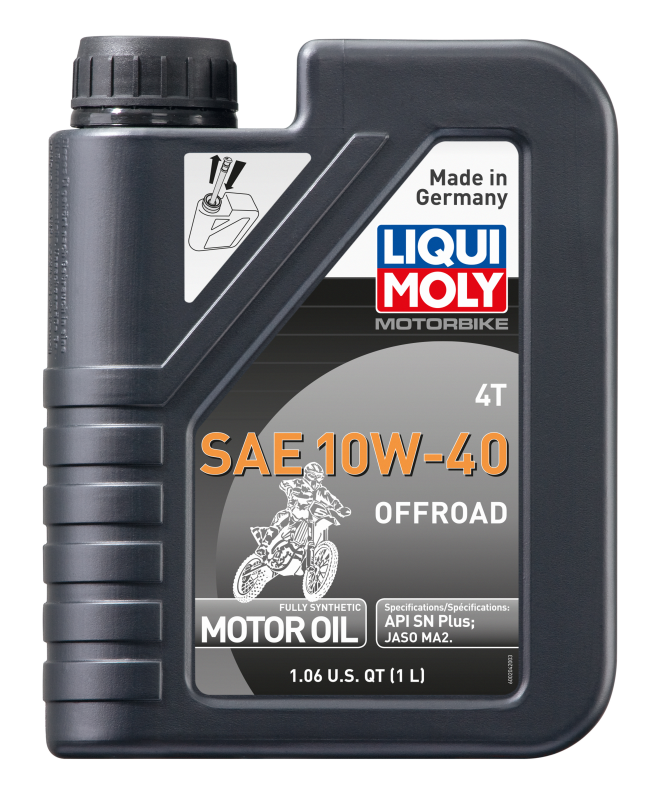 LIQUI MOLY 1L Motorbike 4T SAE 10W40 Offroad Synthetic Motorcycle Oil