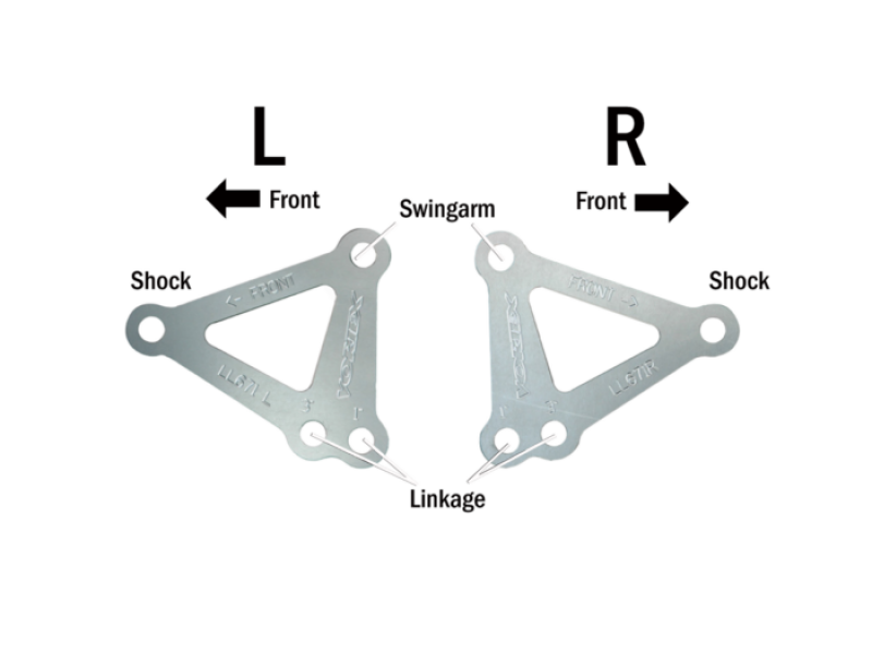 Vortex Racing Yamaha YZF-R6 Lowering Link Kit (1999-2009) by Vortex Racing, Part LL671