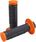 ProTaper Pro Series Clamp-On 1/2 Waffle Orange/Black - Powersports Handlebar Grip System