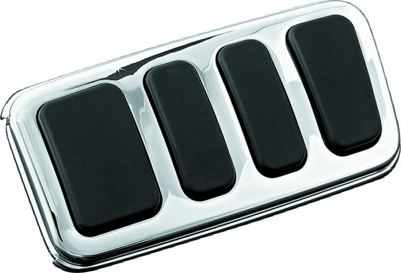 Kuryakyn ISO Brake Pedal Pad Longhorn Chrome Part 4456 for Powersports Vehicles