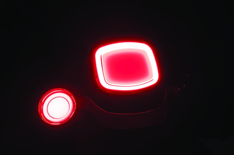 Kuryakyn Tracer LED Rear Turn Signal Insert with Red Light and Smoke Lens for Harley Davidson - Part 2907