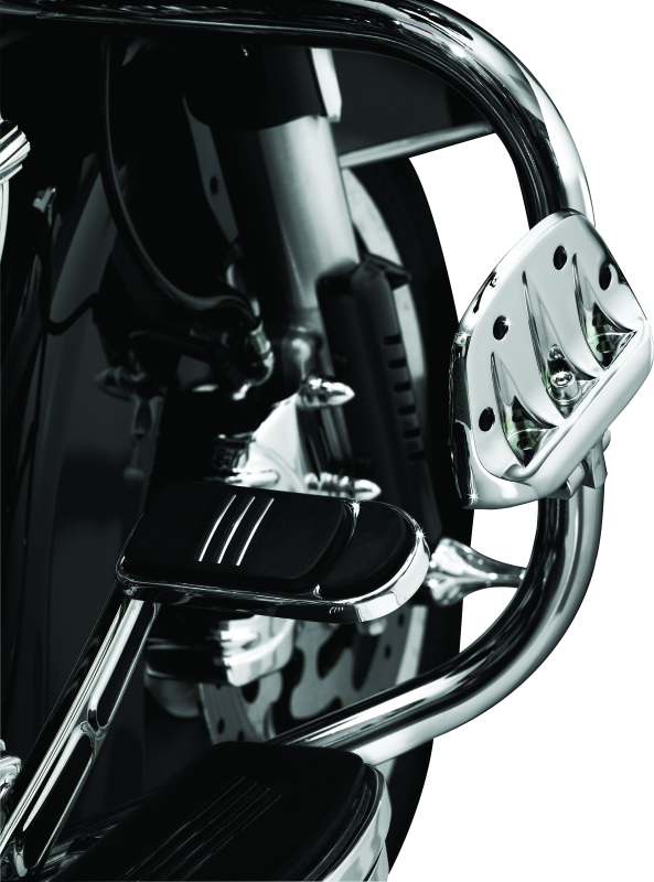 Kuryakyn Premium Mini Board with Male Mount Adapter Chrome - Compact Support for Powersports Vehicles