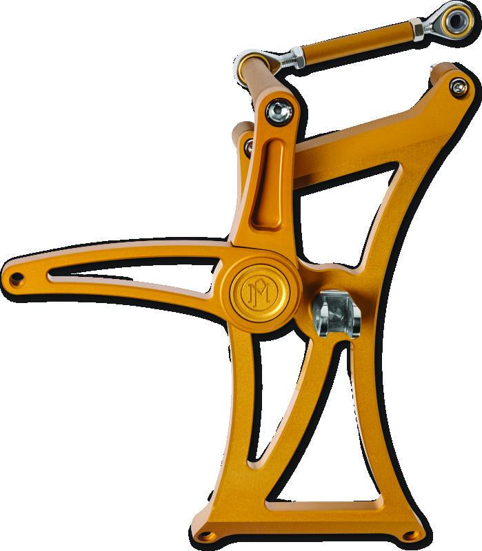 Performance Machine Mid Control - Gold Ops for Harley Davidson Touring and Softail Models