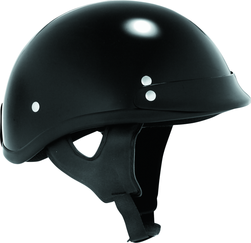 Bikers Choice Skid Lids Traditional Helmet Black - XS