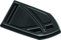 Kuryakyn Phantom Brake Pedal Pad for Harley Davidson FL Softails (2018-2019) in Black