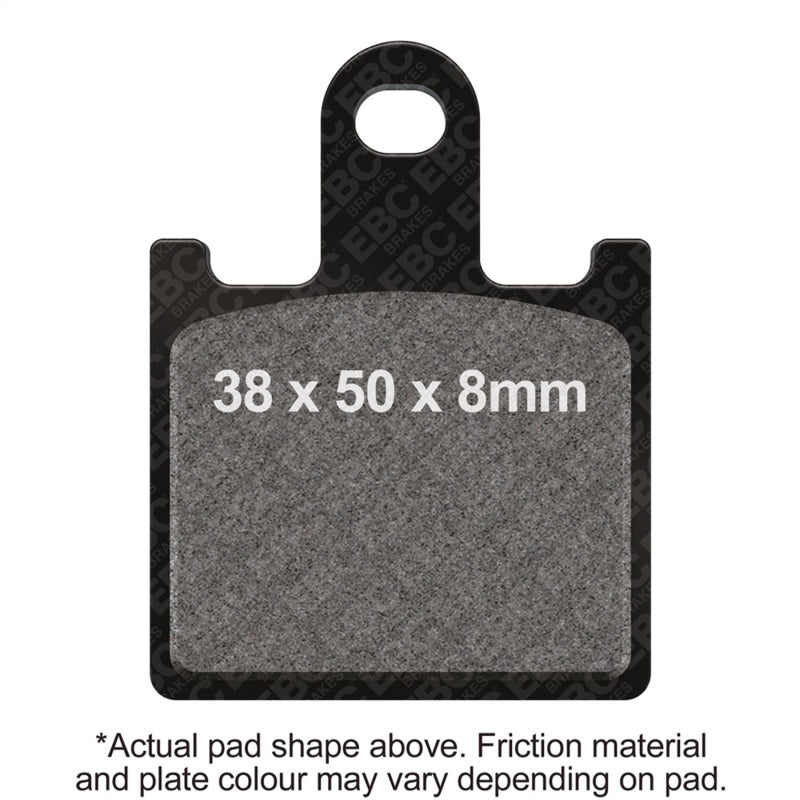 EBC Powersports Double-H Sintered Brake Pads for Kawasaki ZX-14 and Z1000 - Part FA417/4HH