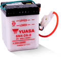Yuasa 6N4-2A-8 Conventional 6-Volt Battery for Honda XL80S (1983-1985)