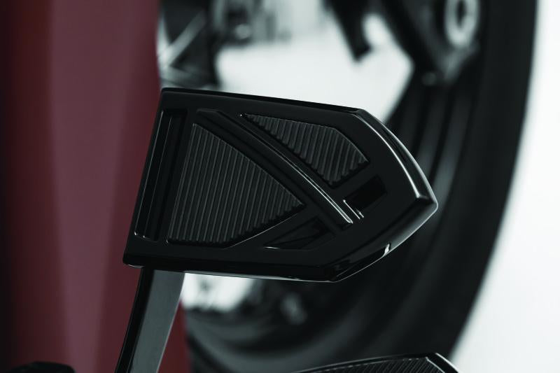 Kuryakyn Phantom Brake Pedal Pad for Harley Davidson FL Softails (2018-2019) in Black