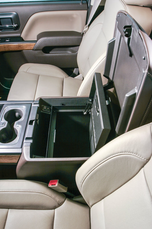 Tuffy Products Console Safe with Locking System for Chevy Silverado and GMC Sierra 1500, 2500HD, 3500HD (Part #320-01)