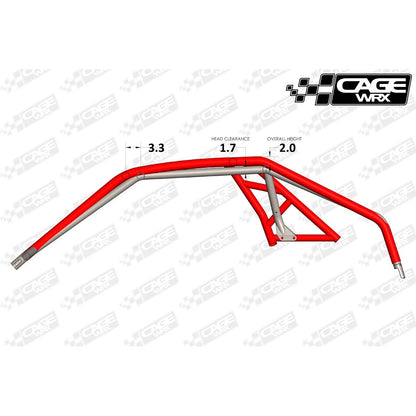 Polaris RZR Turbo R Raw Unassembled Baja Spec Cage Kit