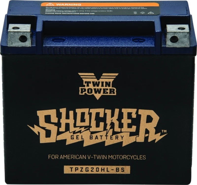 Twin Power YTX-20HL Shocker Gel Battery - Heavy-Duty Powersports Battery with Nano-Gel Technology Replaces H-D 65989-97A