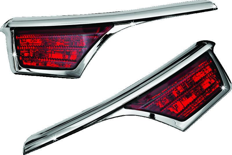 Kuryakyn LED Passenger Armrest Trim with Turn Signals for Honda GL1800 (2006-2017)