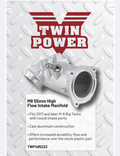 Twin Power 55mm Aluminum High-Flow Intake Manifold for 2017+ Milwaukee-Eight Big Twin Models