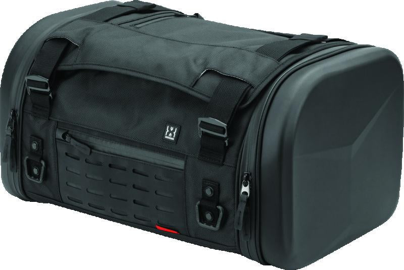 Kuryakyn Xkursion XS Steward Roll Bag Part #5221 – Compact Motorcycle Luggage with Secure Mounting and Ample Storage