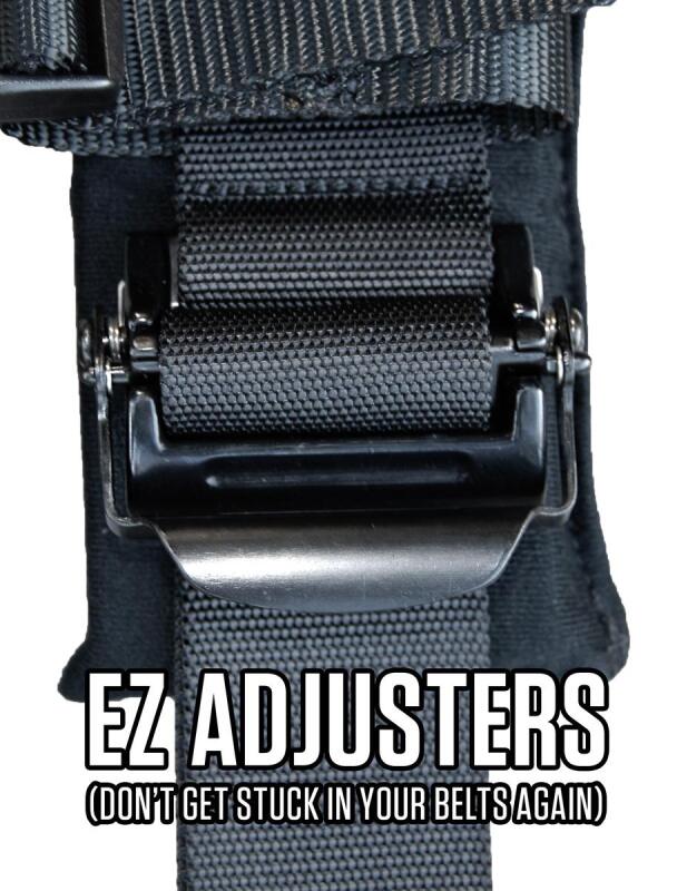 PRP Seats 5.2 Harness with Removable Shoulder Pads and EZ Adjusters