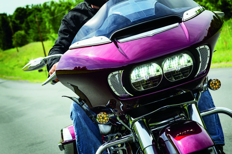 Kuryakyn Windshield Side Trims for Harley-Davidson Road Glide Models 2015-2025 – Chrome Finish