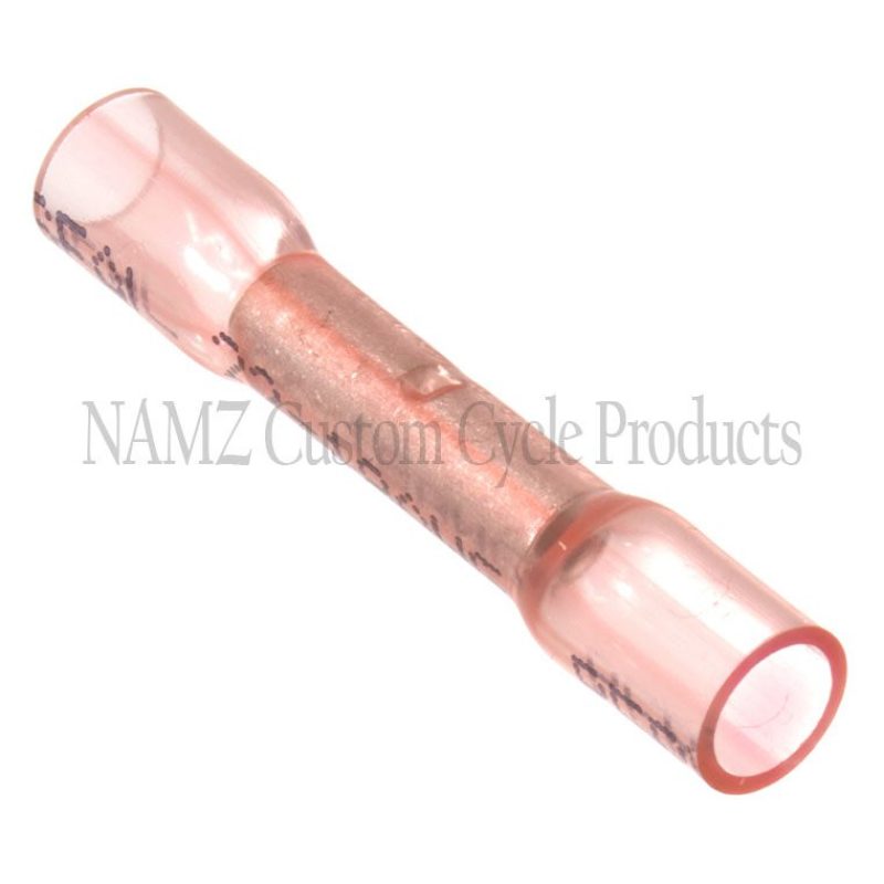 NAMZ Heat Sealable Butt Connector Terminals 22-18 Gauge, Pack of 25