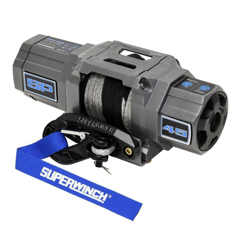 Superwinch SP 45SR 4500 lbs 12V DC Off-Road Winch with Synthetic Rope and Hawse Fairlead