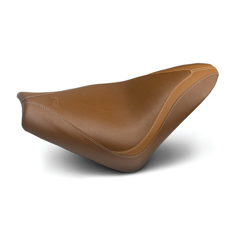 Mustang Motorcycle Runaround Solo Seat for Indian Scout (2015-2020) - Brown