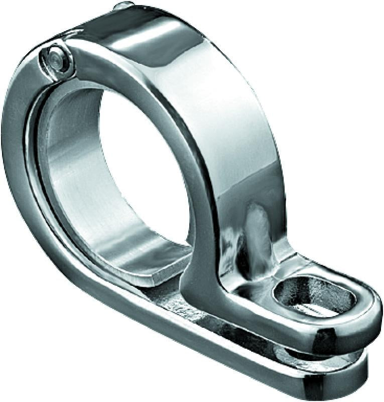 Kuryakyn P-Clamp 39mm-41mm Chrome for Motorcycle Frame and Engine Guard Mounting
