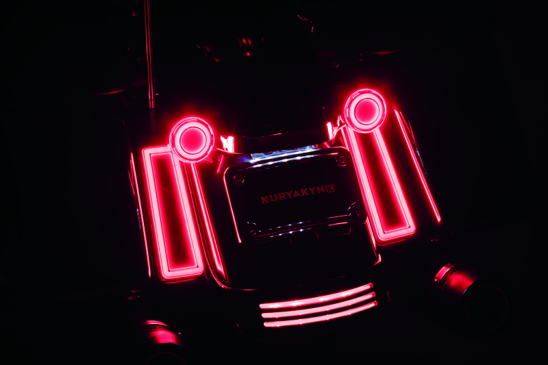 Kuryakyn Tracer Filler Panel Lights with Red Lens for PowerSports Vehicles