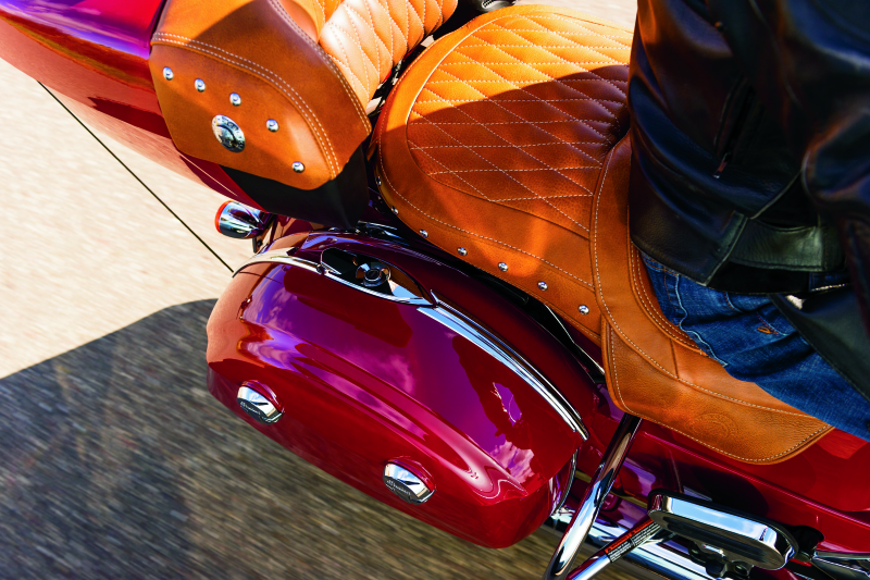 Kuryakyn Saddlebag Top Trim for Indian Motorcycles - Chrome Accent Part #5670
