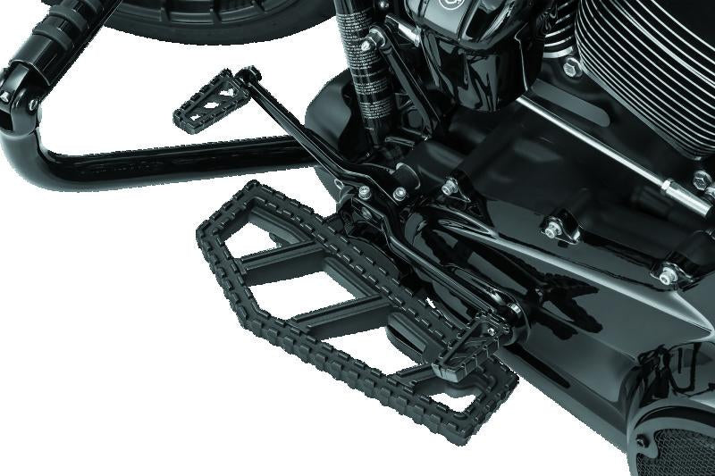 Kuryakyn Riot Floorboards Satin Black - Durable Off-Road Motorcycle Footrests