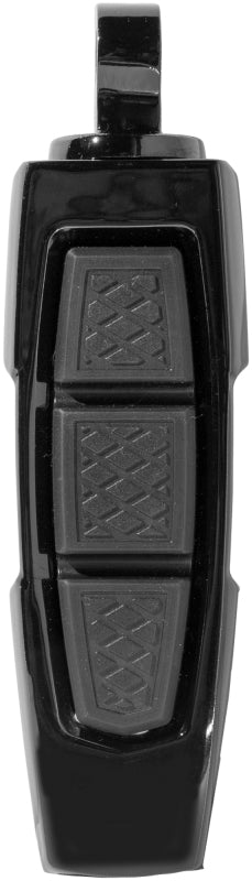 Kuryakyn Enygma Pegs with Adapter – Gloss Black for Motorcycle Customization