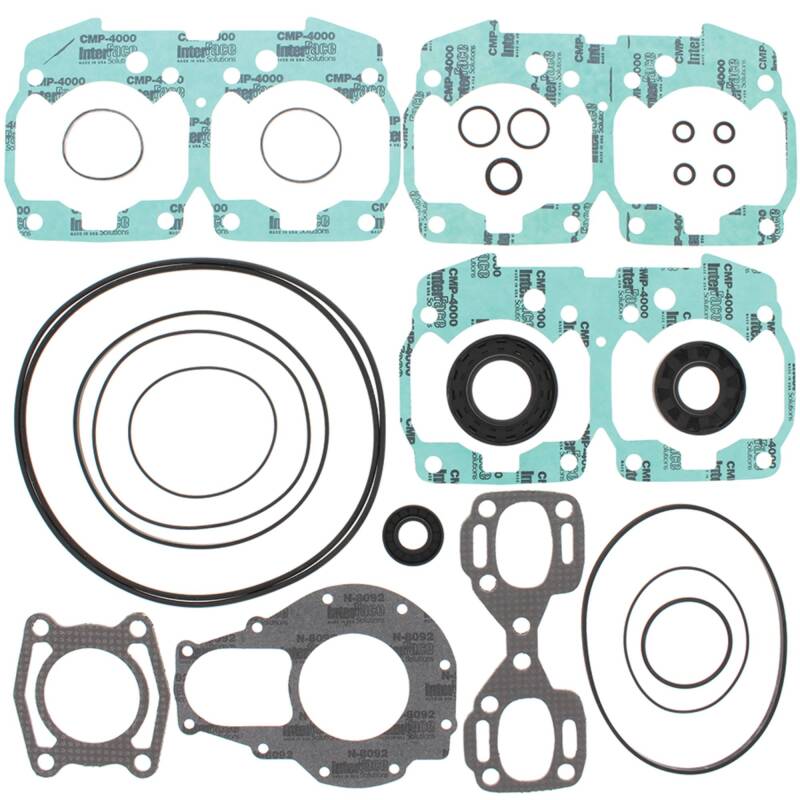 Vertex Pistons Complete Gasket Kit with Seals for 2004-2005 Sea-Doo GTI RFI and 3D RFI 800cc Models