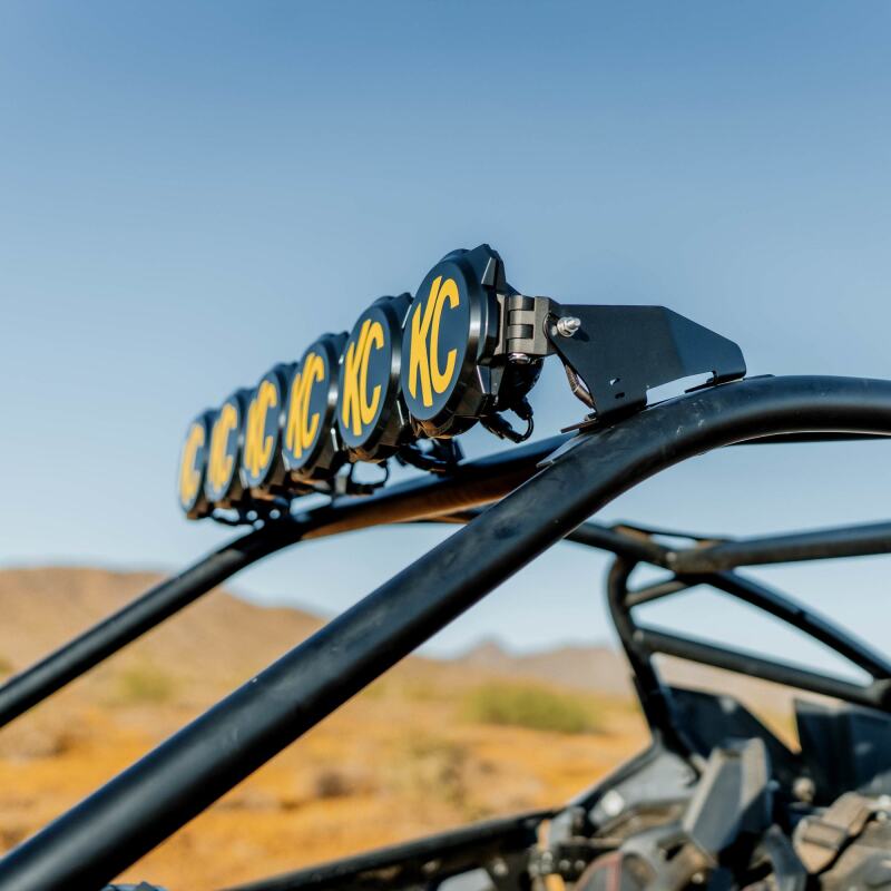 KC HiLiTES Polaris RZR Pro R Overhead and Roof Light Bar Mounts (Part #73427)