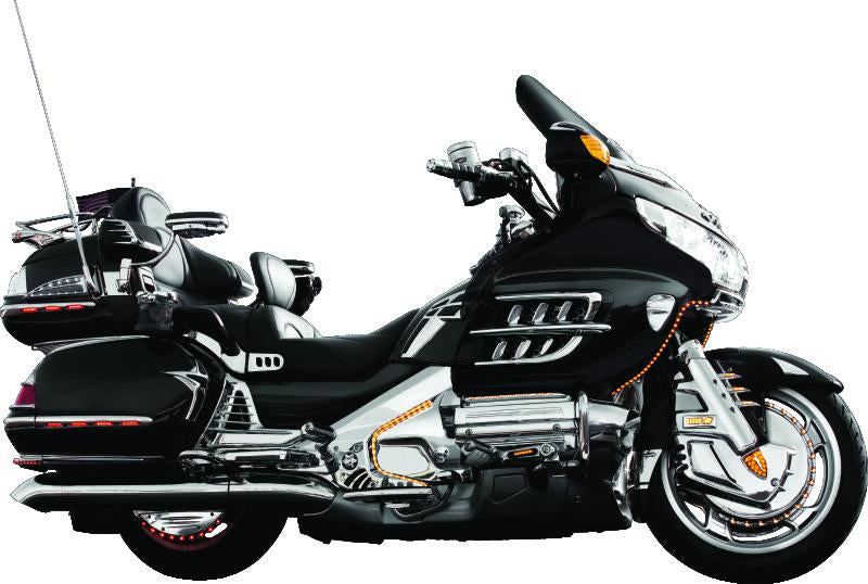 Kuryakyn Louvered Battery Box Cover for Honda Gold Wing 2001-2005 in Chrome - Part 3913