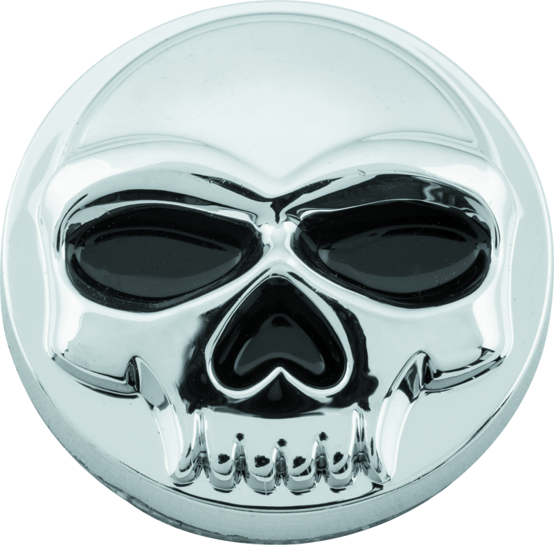 Kuryakyn Replacement Zombie Windshield Emblem Chrome for Harley Davidson Touring Models