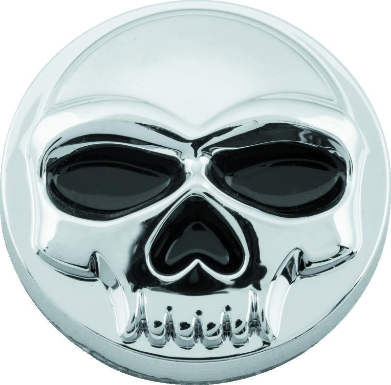 Kuryakyn Replacement Zombie Windshield Emblem Chrome for Harley Davidson Touring Models